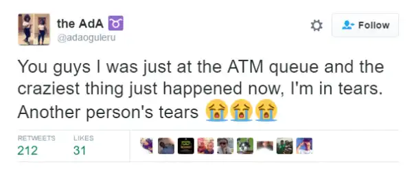 Impatient NYSC member duped while trying to beat long queue at ATM booth